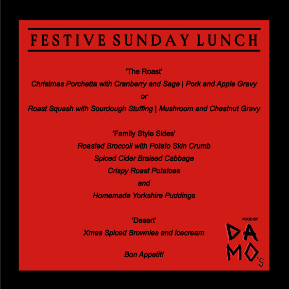 Damo's Sunday Roast 15th Dec