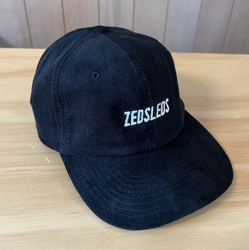 Zedsleds Black Cord Cap