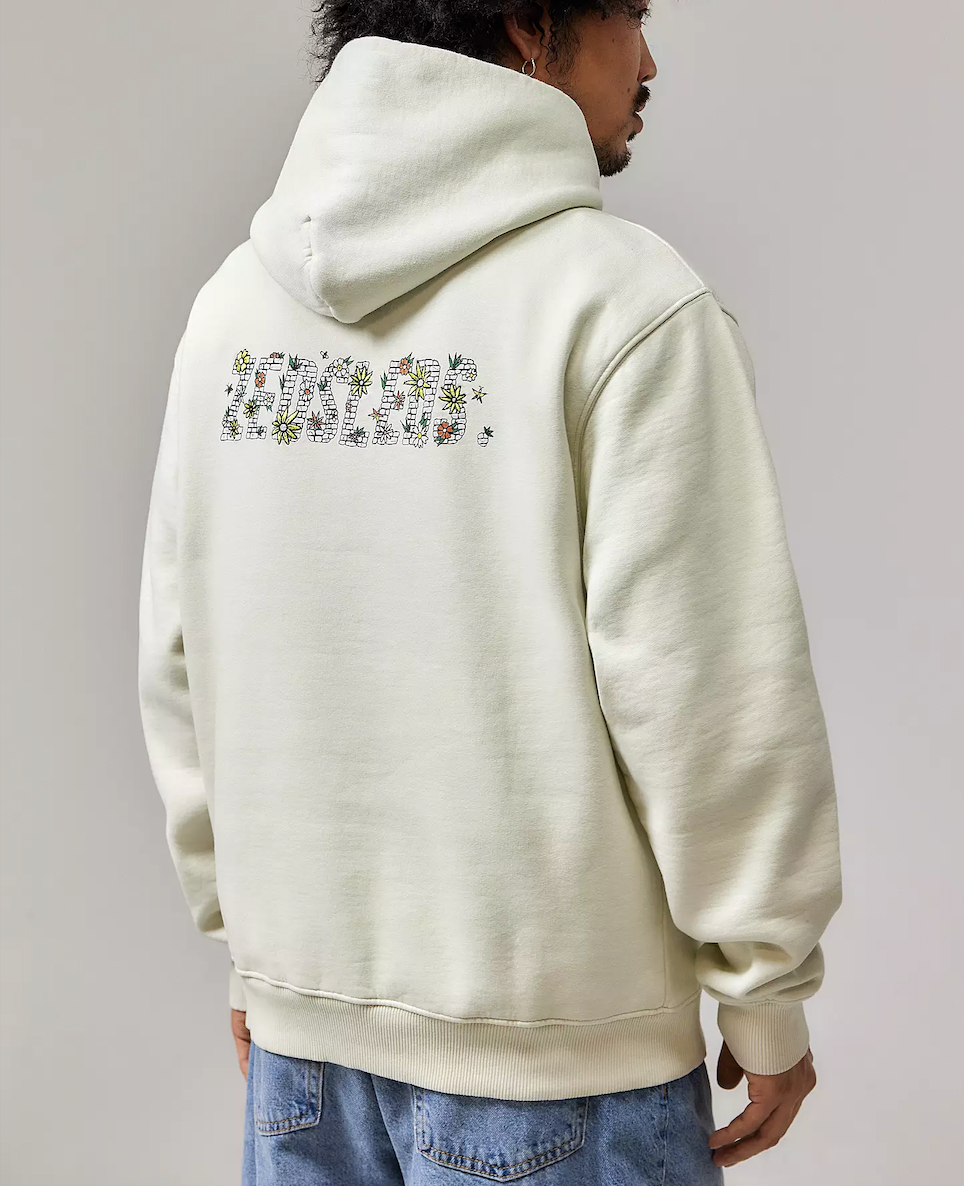 Temp X Zedsleds UO Exclusive Stoned Flower Hoodie